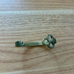 Gold-Tone Key Adjustable Cuff Bracelet